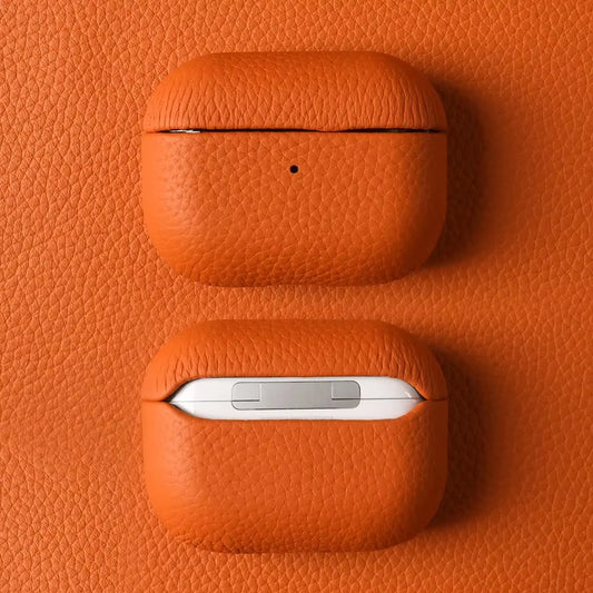 Genuine Leather Case for Airpods Pro 2 Cases Airpods 2 3 Bag Luxury Handmade Wireless Bluetooth Earphone Box Protective Shell