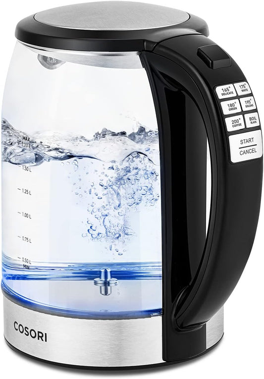 Electric Kettle and Gooseneck Kettle Bundle | Temperature Control Tea and Coffee Makers