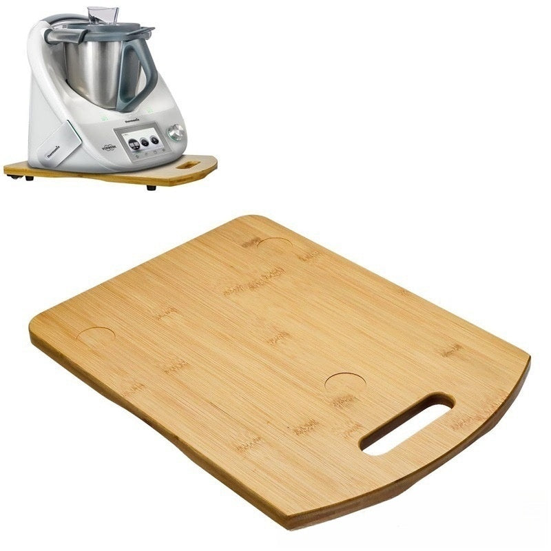 Wooden Cooking Machine Tray Kitchen Countertop Coffee Machine Sliding Base