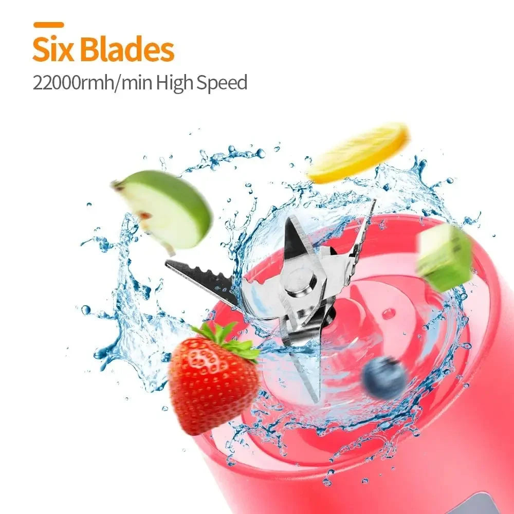Portable Blender Home Portable Rechargeable High-power Fast Fruit Smoothie Juicer Multifunctional Milkshake Blender Cup