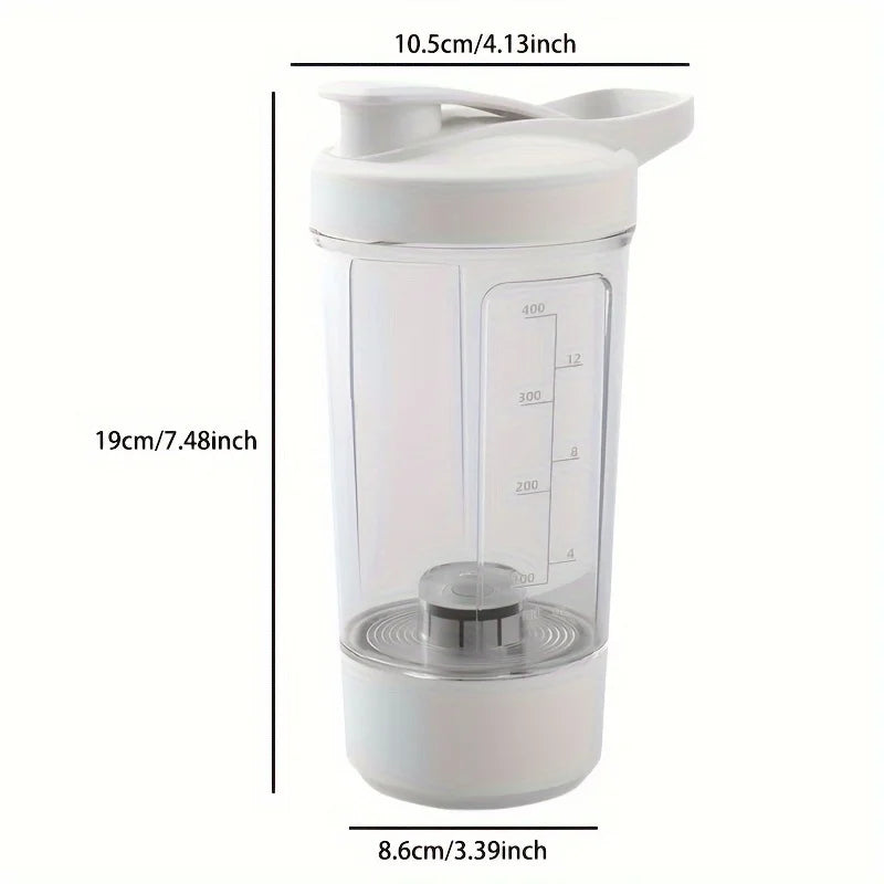 New Portable Electric Shaker Bottle USB Rechargeable Blender Multipurpose Mixer Cups for Fitness Workout Automatic Mixing Cup