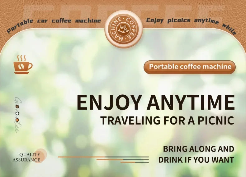 Portable Coffee Machine Maker Electric Capsule Ground Coffee Brewer Fit Powder Suitable Coffee Machine