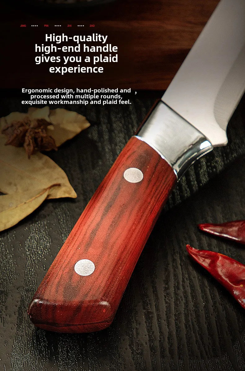 Hand-Forged Boning Knife Butchers' Knife Professional Cleaver Slicing Knife Household Cutting Knife Meat Cutter