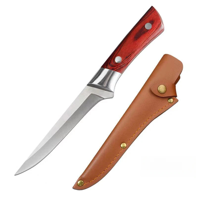Hand-Forged Boning Knife Butchers' Knife Professional Cleaver Slicing Knife Household Cutting Knife Meat Cutter