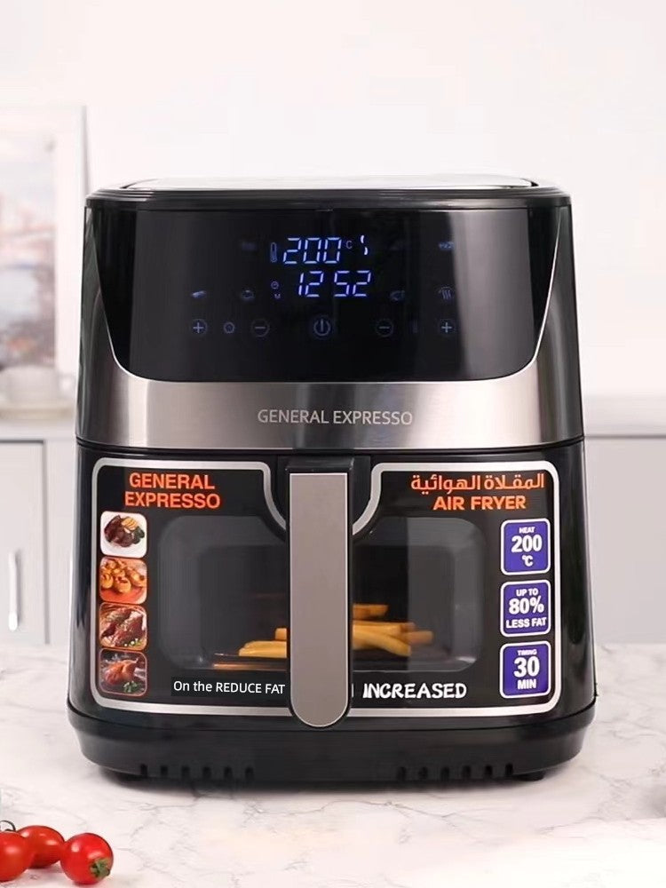 Visual Large Capacity 10.5 L Home Use and Commercial Use Mechanical Touch Screen Air Fryer Multi-Function All-in-One Machine Oven