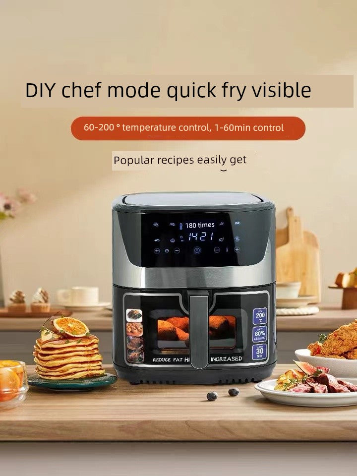 Visual Large Capacity 10.5 L Home Use and Commercial Use Mechanical Touch Screen Air Fryer Multi-Function All-in-One Machine Oven