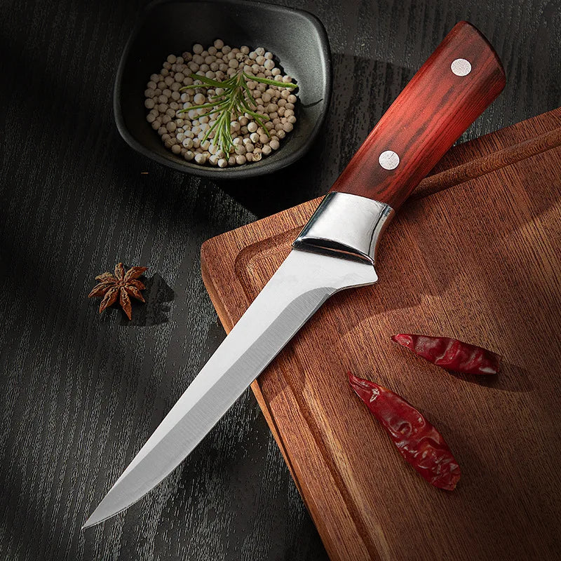 Hand-Forged Boning Knife Butchers' Knife Professional Cleaver Slicing Knife Household Cutting Knife Meat Cutter