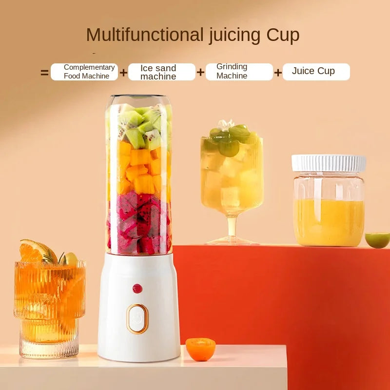 Portable Blender For Kitchen And Home Wireless Electric Fruit Juicer Machine Shakes and Smoothies Personal Travel Blender