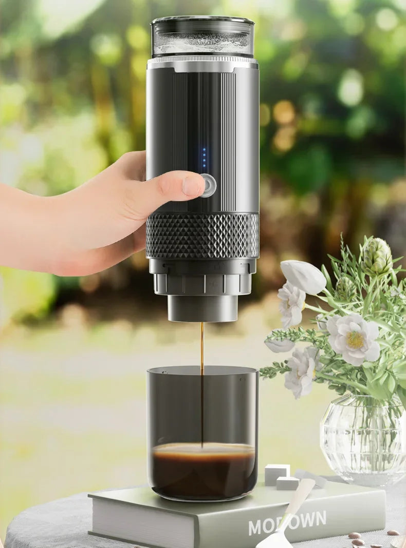 Portable Coffee Machine Maker Electric Capsule Ground Coffee Brewer Fit Powder Suitable Coffee Machine