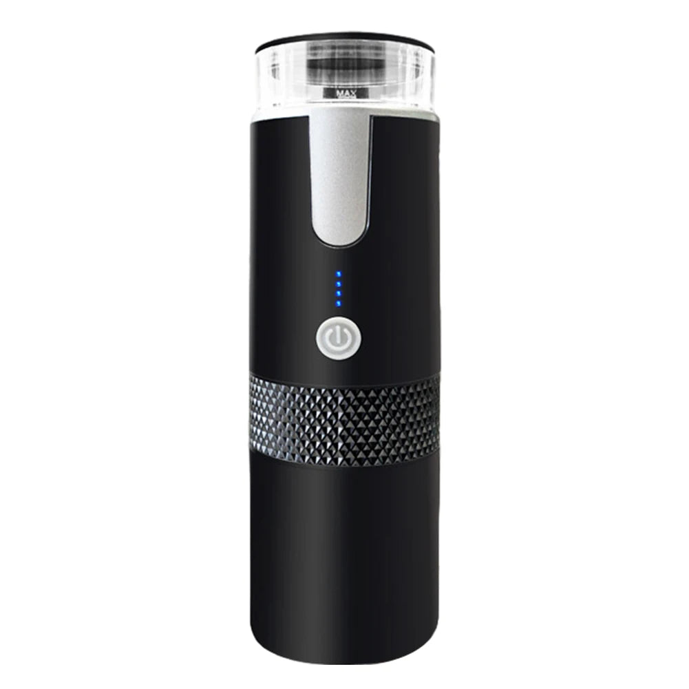 170ML Coffee Maker Portable Automatic Coffee Machine Wireless Compatible with Capsule & Ground Coffee for Camping Travel Hiking