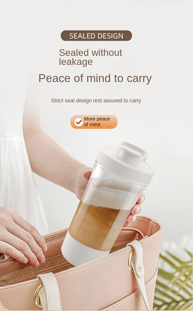 New Portable Electric Shaker Bottle USB Rechargeable Blender Multipurpose Mixer Cups for Fitness Workout Automatic Mixing Cup