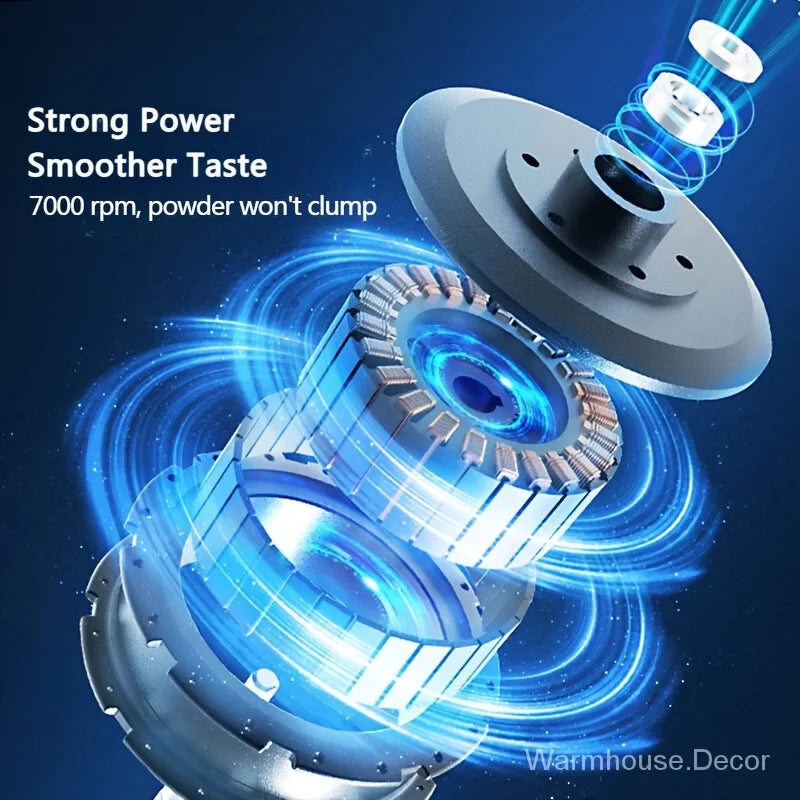 New Portable Electric Shaker Bottle USB Rechargeable Blender Multipurpose Mixer Cups for Fitness Workout Automatic Mixing Cup