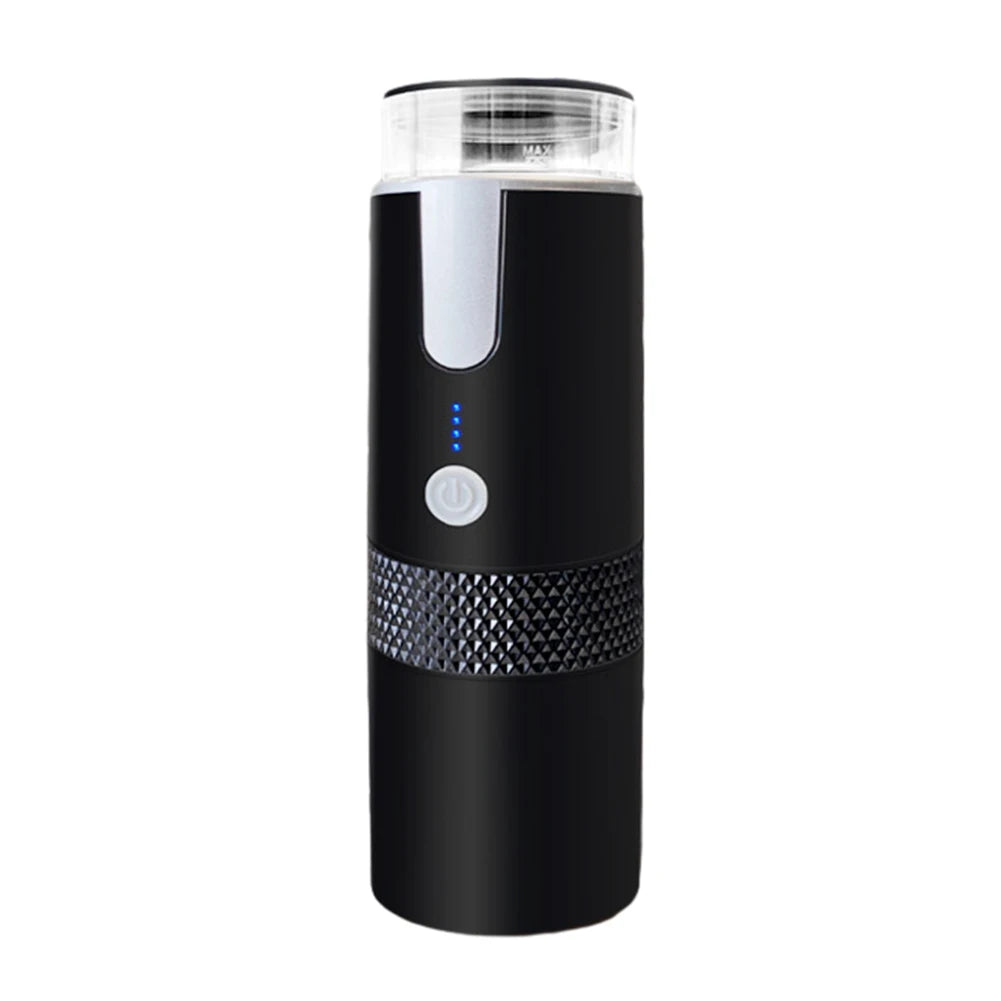 170ML Coffee Maker Portable Automatic Coffee Machine Wireless Compatible with Capsule & Ground Coffee for Camping Travel Hiking