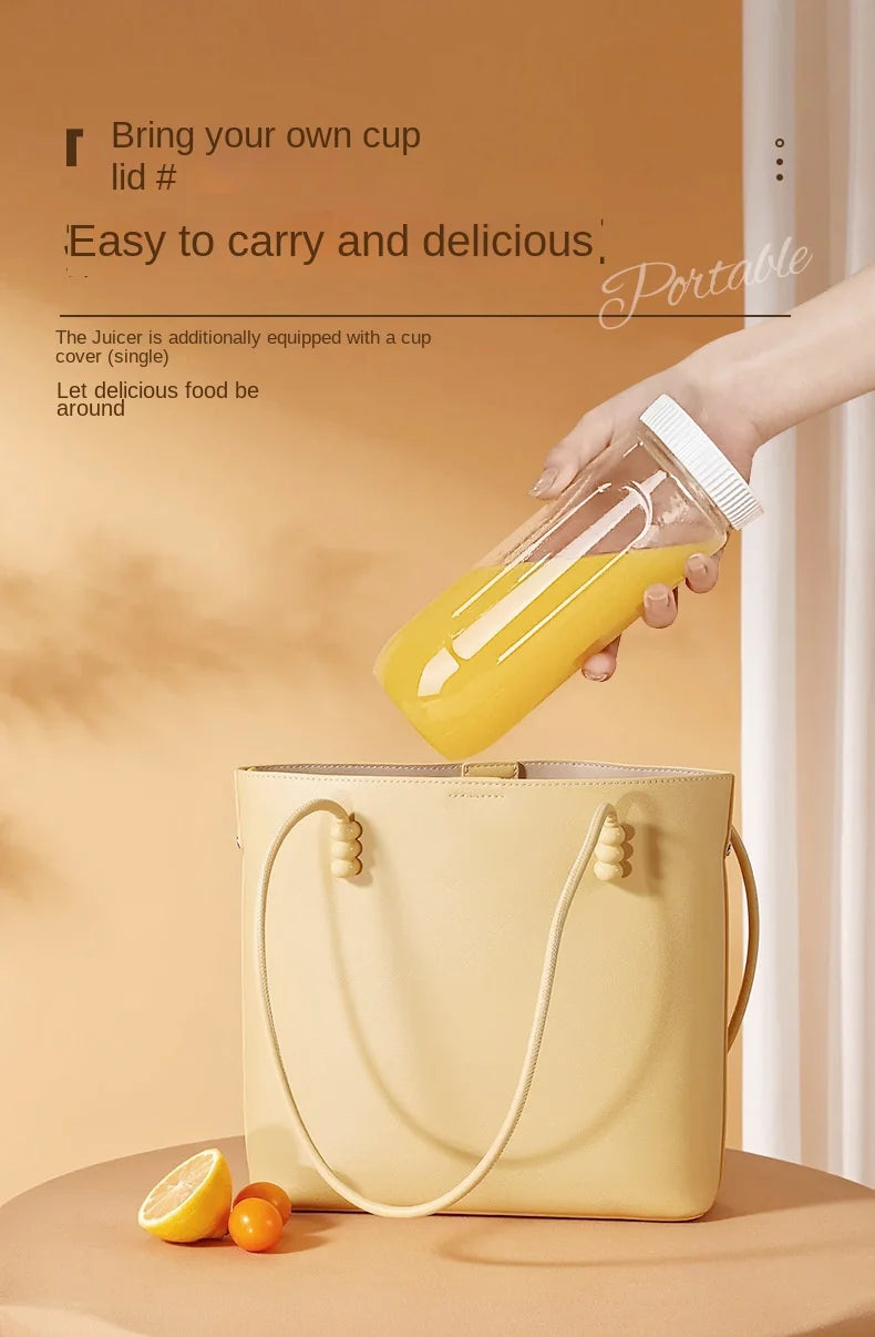 Portable Blender For Kitchen And Home Wireless Electric Fruit Juicer Machine Shakes and Smoothies Personal Travel Blender
