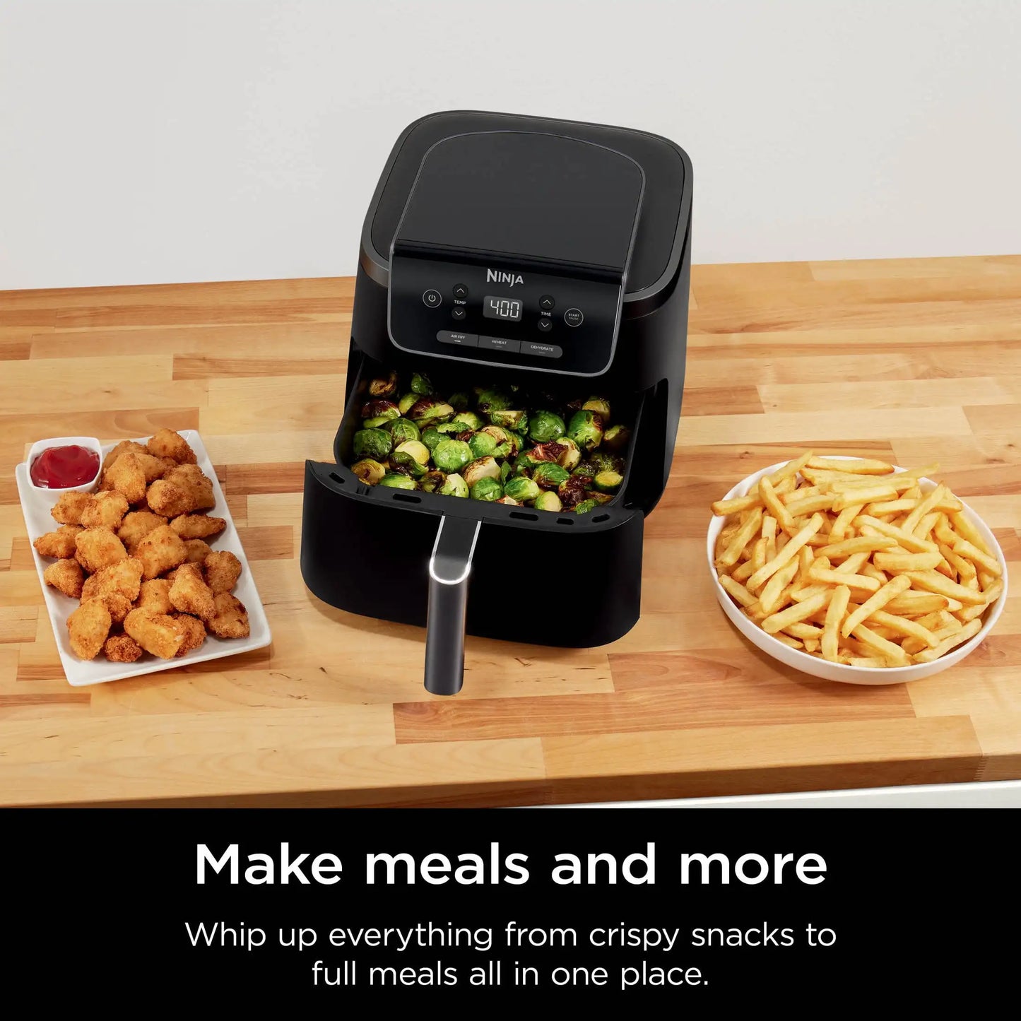 Ninja Pro XL 5 qt Air Fryer, Black - Automatic Shutoff