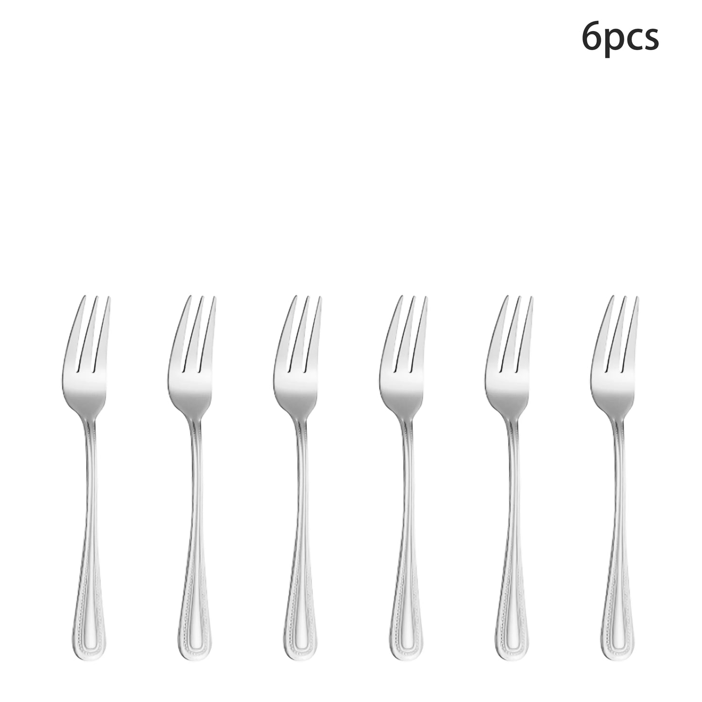4/6/16/24pcs Stainless steel silver cutlery including steak knife, fork and spoon, family hotel restaurant western cutlery