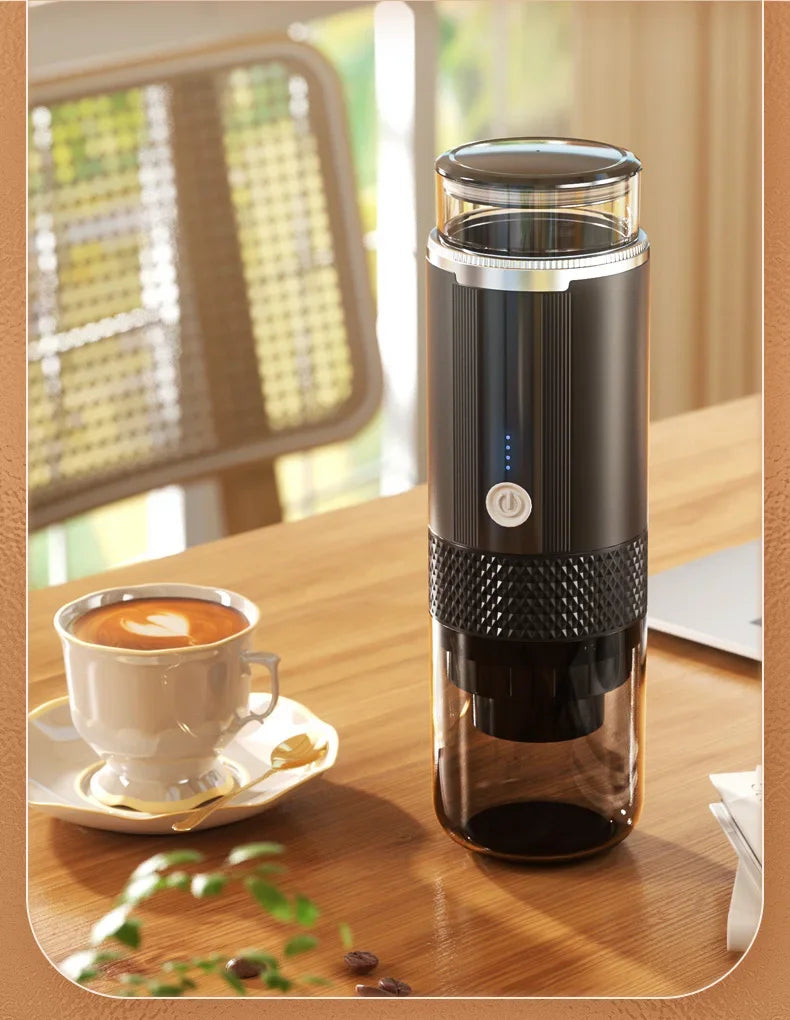Portable Coffee Machine Maker Electric Capsule Ground Coffee Brewer Fit Powder Suitable Coffee Machine