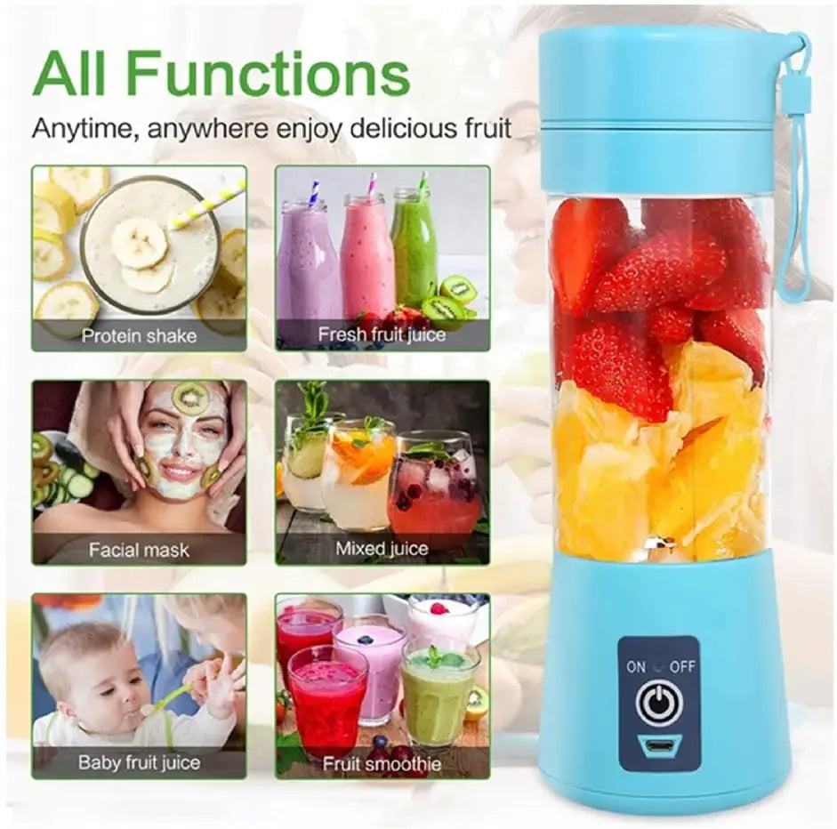 Portable Blender Home Portable Rechargeable High-power Fast Fruit Smoothie Juicer Multifunctional Milkshake Blender Cup