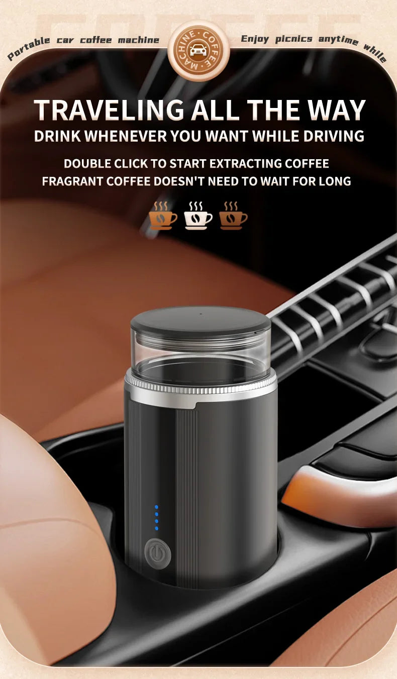 Portable Coffee Machine Maker Electric Capsule Ground Coffee Brewer Fit Powder Suitable Coffee Machine