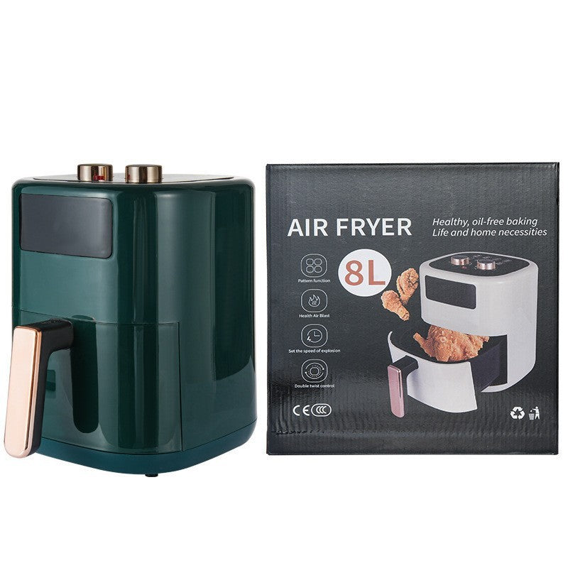 Cross-border European Standard Air Fryer Household Large Capacity Air Fryer Multi-functional Oven Chips Machine Deep Frying Pan