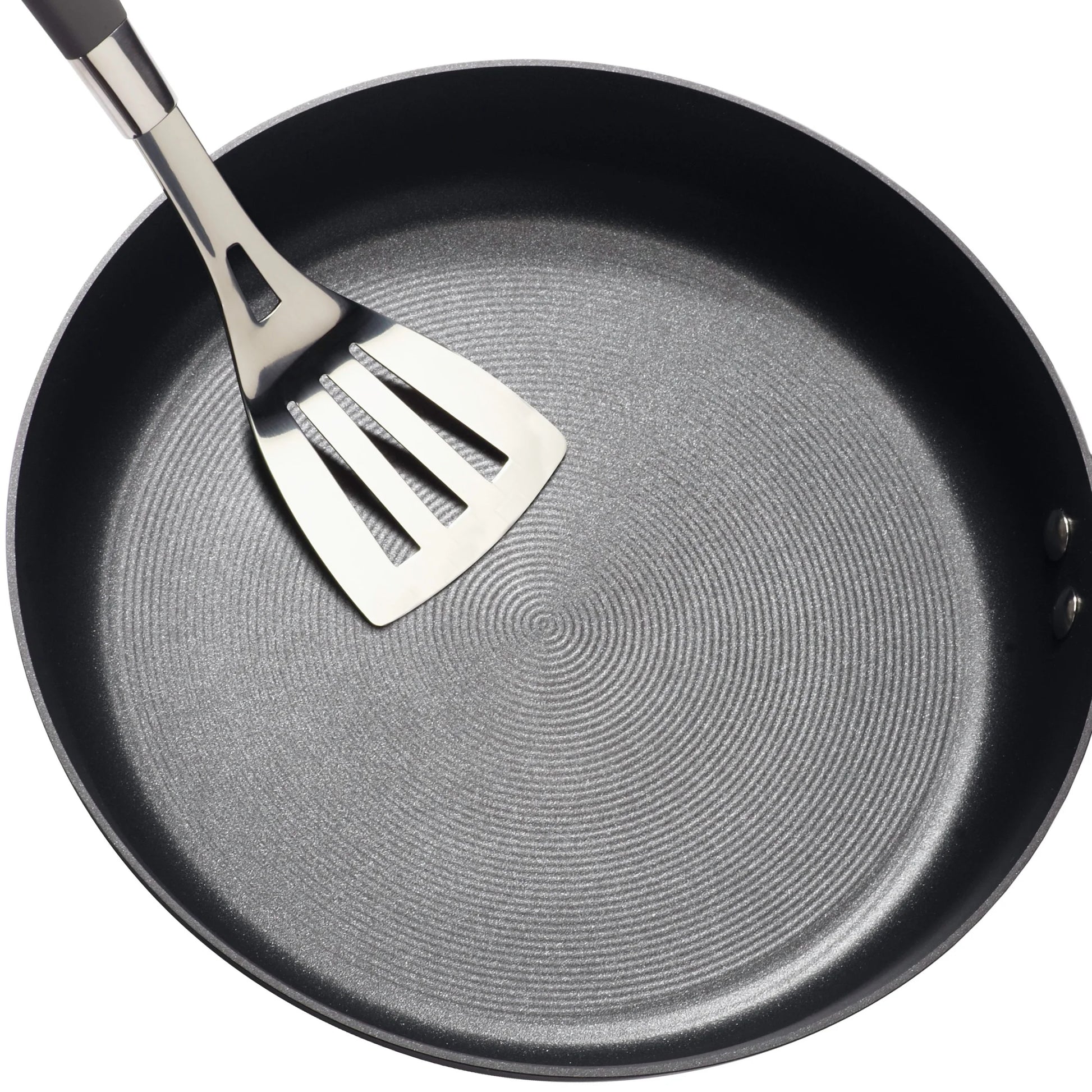 Symmetry 10 Inch and 12 Inch Nonstick Frying Pan, Black