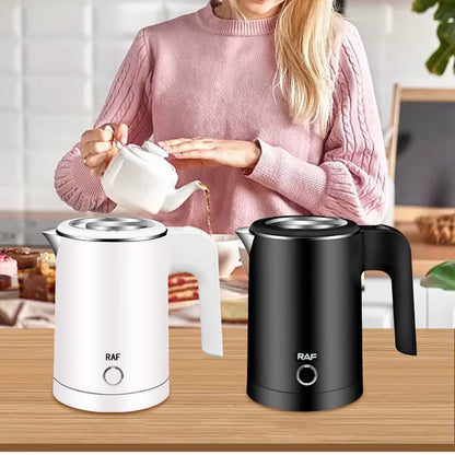 Travel Electric Kettle Tea Coffee 0.8L Stainless Steel Portable Water Boiler Pot for Hotel Family Trip Kitchen Smart Kettle Pot