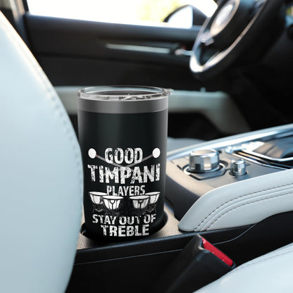 Timpani Kettle Drum Percussion Section Out Treble Timpanist Stainless Steel Insulated Tumbler