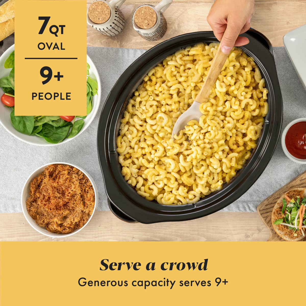 Crockpot 7-Quart Slow Cooker, Manual, Stainless Steel