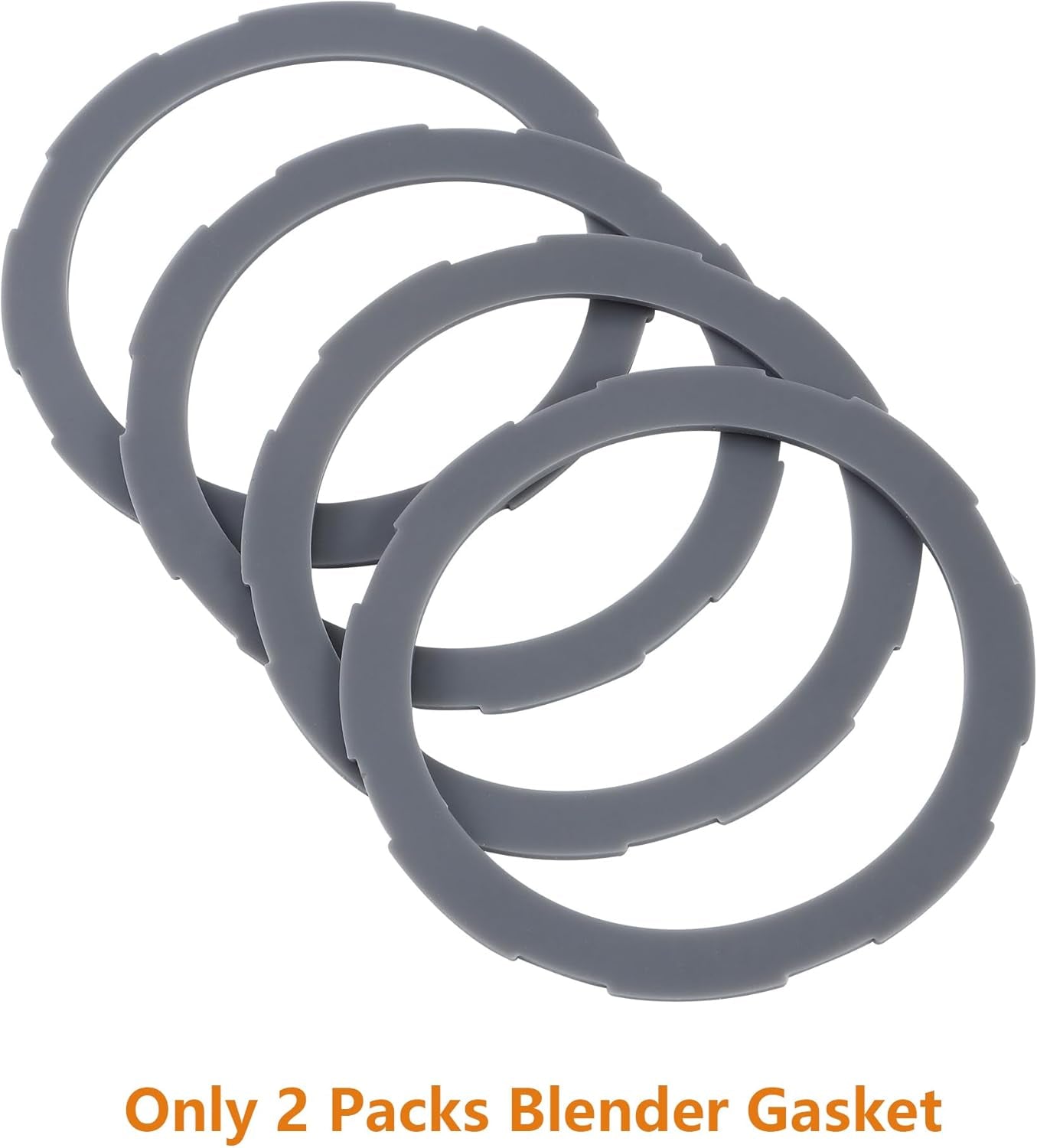 2 Packs Blender Gaskets 182341-000-842, Silicone Rubber Sealing O-Ring, Premium Replacement Parts Compatible with Oster Pro 1200 Blender, Gray
