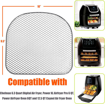 Dehydrator Racks Compatible with 6Qt Chefman Caynel and Power Air Fryer Oven