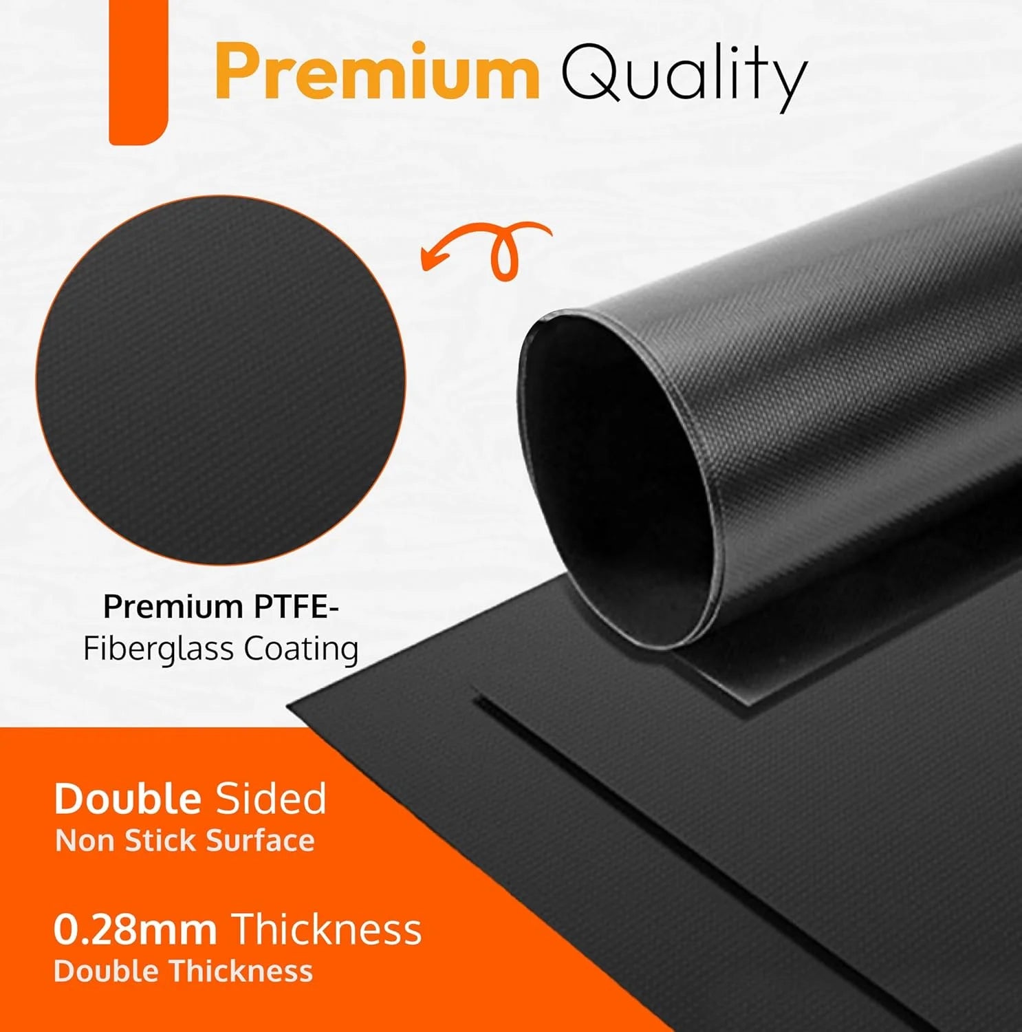Large Thick Heavy Duty 3 Pack Non Stick Teflon Oven Liners Mat, 17"X 25", for Bottom of Electric Oven Gas Oven Microwave Charcoal or Gas Grills