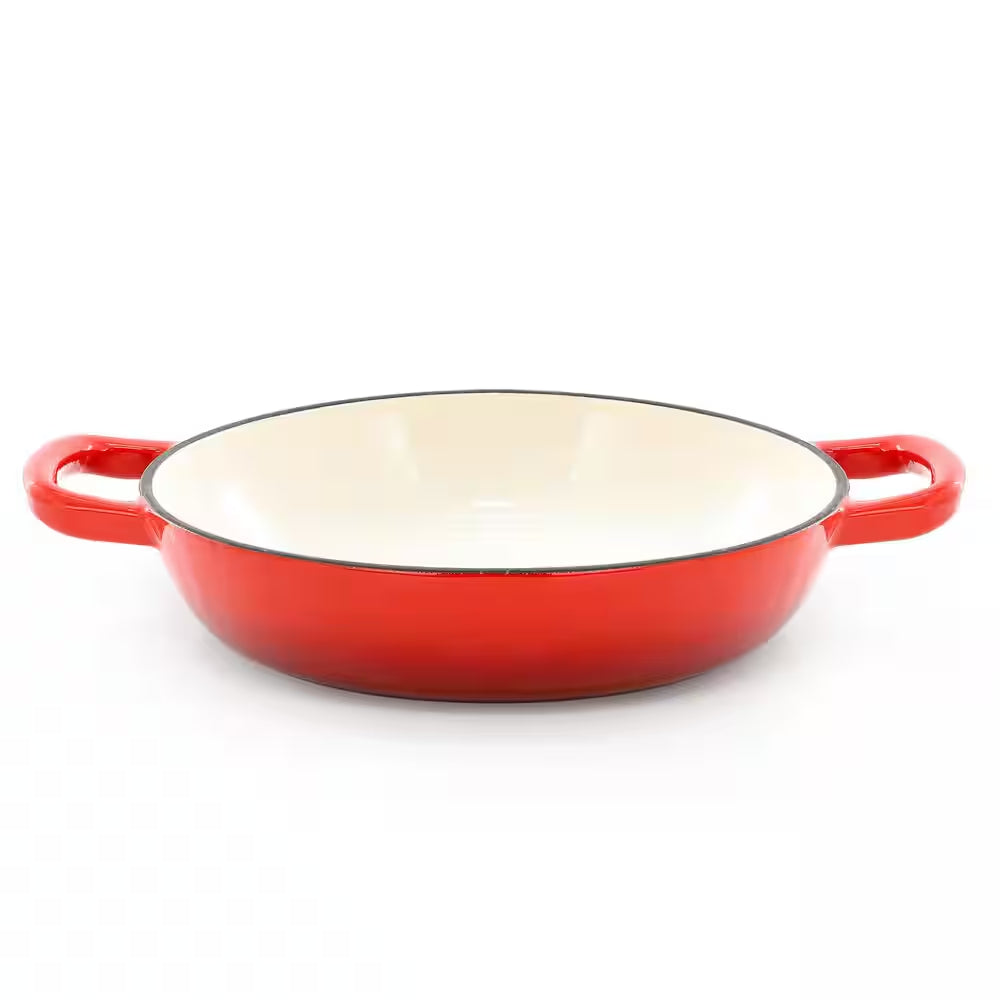 6 Qt. Enameled Cast Iron Bread Pot in Red with Baking Mat