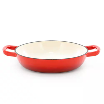6 Qt. Enameled Cast Iron Bread Pot in Red with Baking Mat