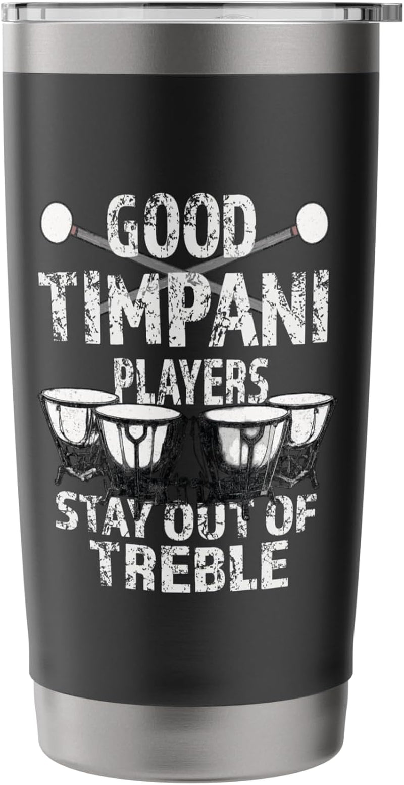 Timpani Kettle Drum Percussion Section Out Treble Timpanist Stainless Steel Insulated Tumbler