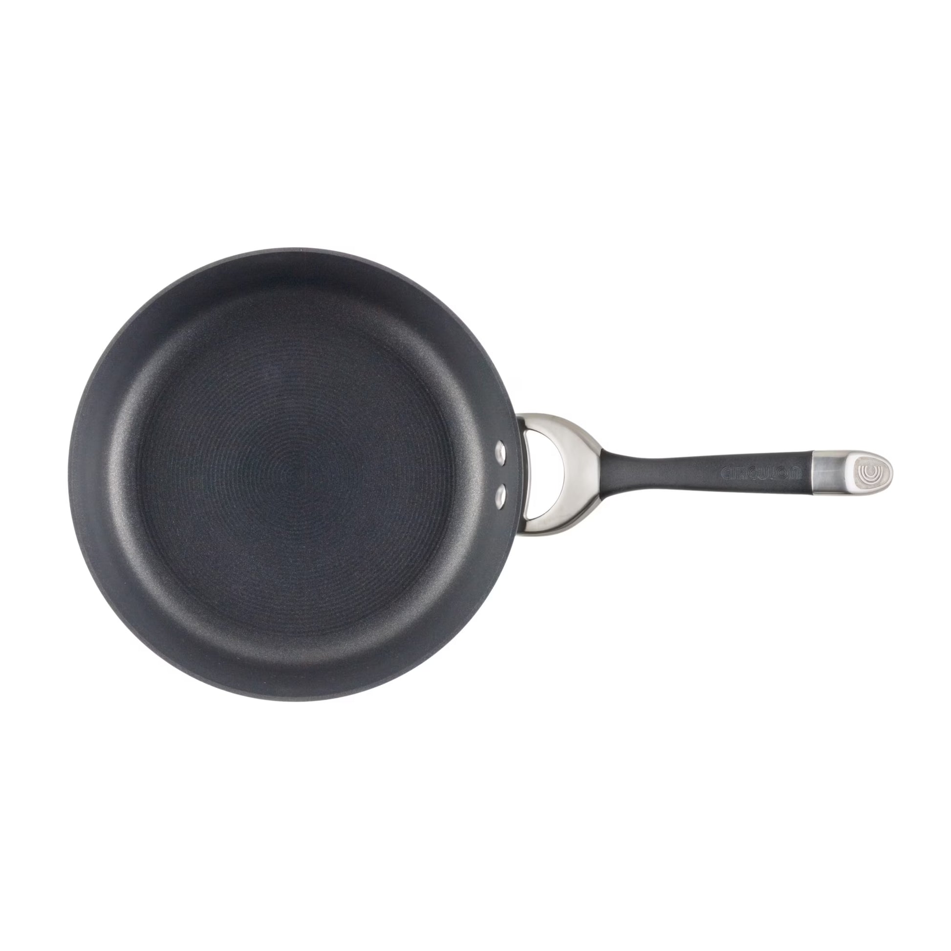 Symmetry 10 Inch and 12 Inch Nonstick Frying Pan, Black