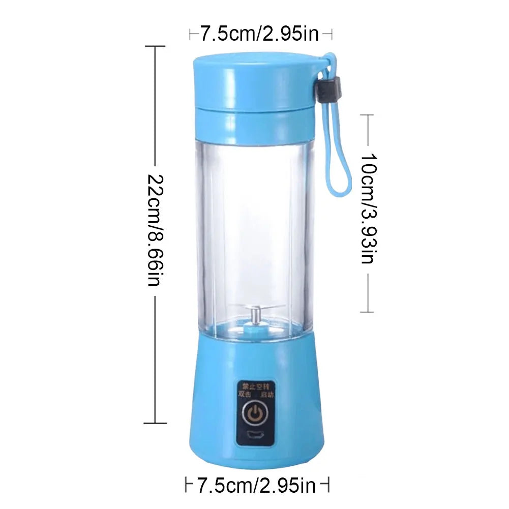 400ml Powerful Portable Blender for Smoothie Shakes Magnetic Charging Food Processor Fruit Mixer Machine Mini Juicer Blender Cup