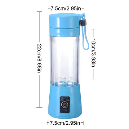 400ml Powerful Portable Blender for Smoothie Shakes Magnetic Charging Food Processor Fruit Mixer Machine Mini Juicer Blender Cup