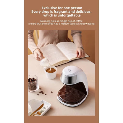 KONKA Drip Coffee Maker - 10-Cup, Auto Shut-Off, Reusable Filter, Compact, Ideal for Home & Office, Brews Fresh Coffee KCF-CS2