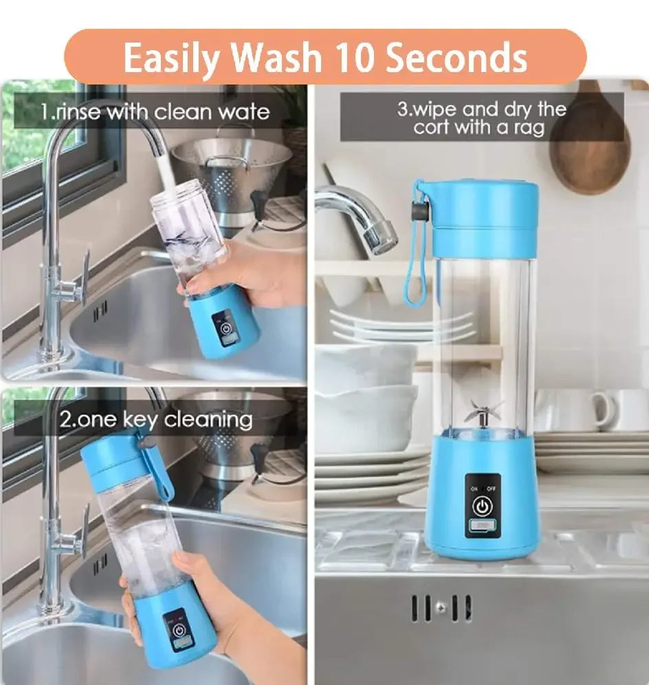 Portable Blender Home Portable Rechargeable High-power Fast Fruit Smoothie Juicer Multifunctional Milkshake Blender Cup