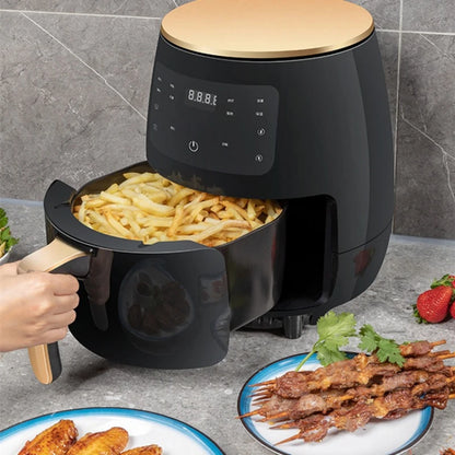 Hot Sale EU/US Standard Multi-Function 6L Large Capacity Auto Air Fryer Household Electric No oil Fume French Fries Fry Machine