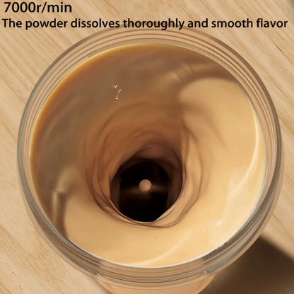 New Portable Electric Shaker Bottle USB Rechargeable Blender Multipurpose Mixer Cups for Fitness Workout  Automatic Mixing Cup
