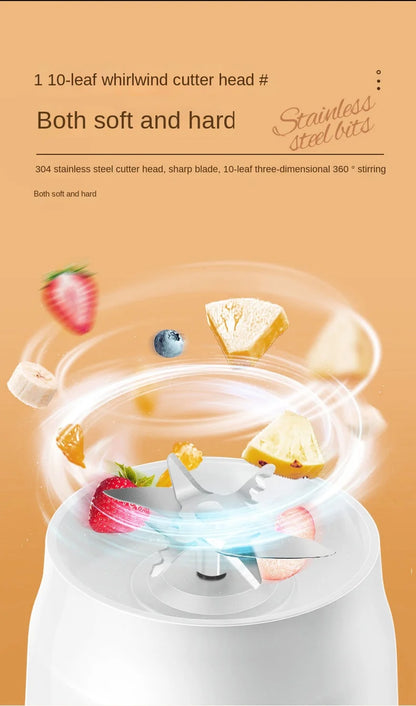 Portable  Blender For Kitchen And Home  Wireless Electric Fruit Juicer Machine Shakes and Smoothies Personal Travel Blender