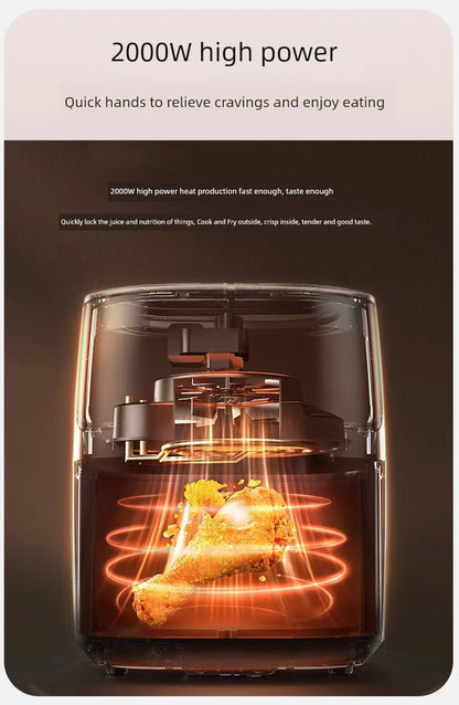 Visual Large Capacity 10.5 L Home Use and Commercial Use Mechanical Touch Screen Air Fryer Multi-Function All-in-One Machine Oven