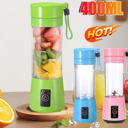 400ml Powerful Portable Blender for Smoothie Shakes Magnetic Charging Food Processor Fruit Mixer Machine Mini Juicer Blender Cup