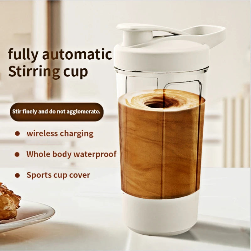 New Portable Electric Shaker Bottle USB Rechargeable Blender Multipurpose Mixer Cups for Fitness Workout  Automatic Mixing Cup