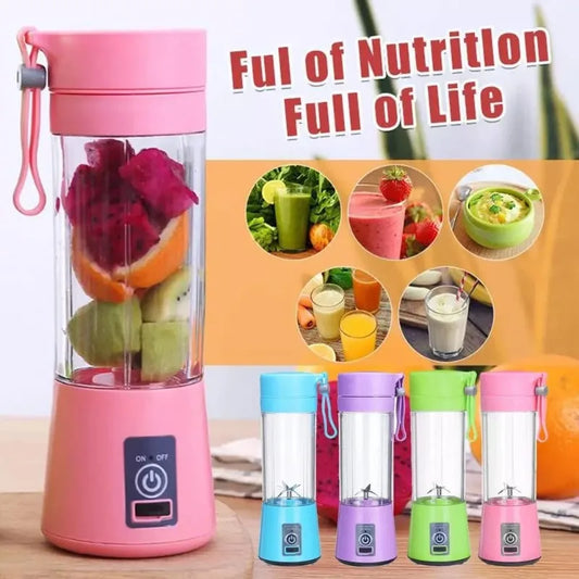 Portable Blender Home Portable Rechargeable High-power Fast Fruit Smoothie Juicer Multifunctional Milkshake Blender Cup