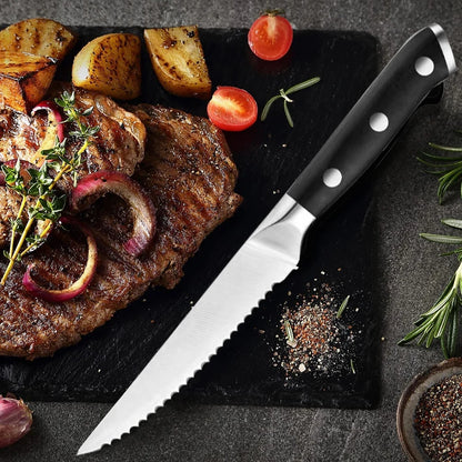 Steak knife set Cutlery 1/3/6 full edge stainless steel sharp serrated table knife Kitchen knife for meat bread kitchen knife