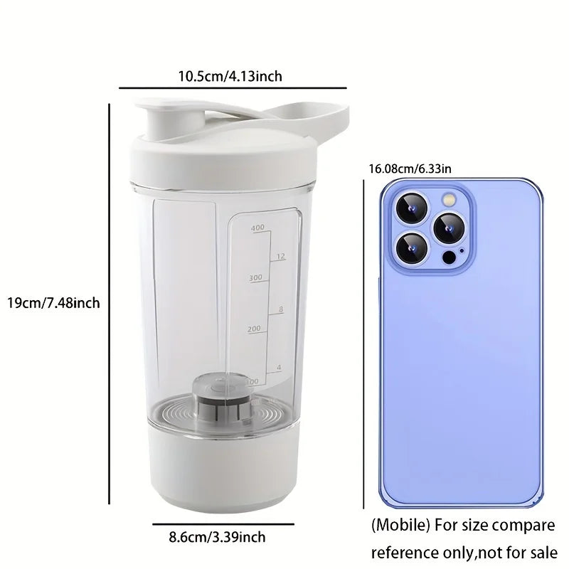 New Portable Electric Shaker Bottle USB Rechargeable Blender Multipurpose Mixer Cups for Fitness Workout  Automatic Mixing Cup