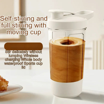 New Portable Electric Shaker Bottle USB Rechargeable Blender Multipurpose Mixer Cups for Fitness Workout  Automatic Mixing Cup