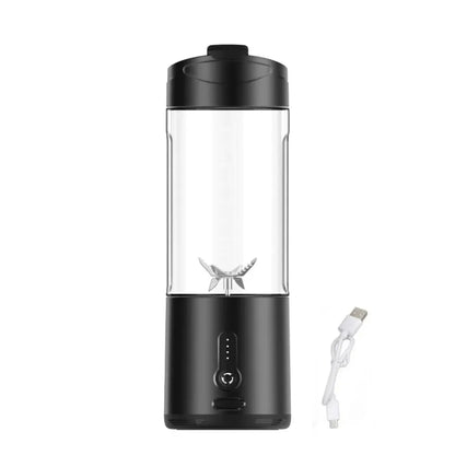 6 Baldes Portable Blender Powerful Personal juicer For Shakes Smoothies Usb Rechargeable Portable Cup Fruit Fresh Juice Mixer